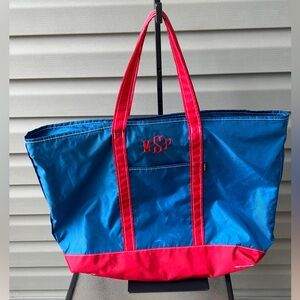 L.L. Bean “MSP” Monogram Nylon Tote